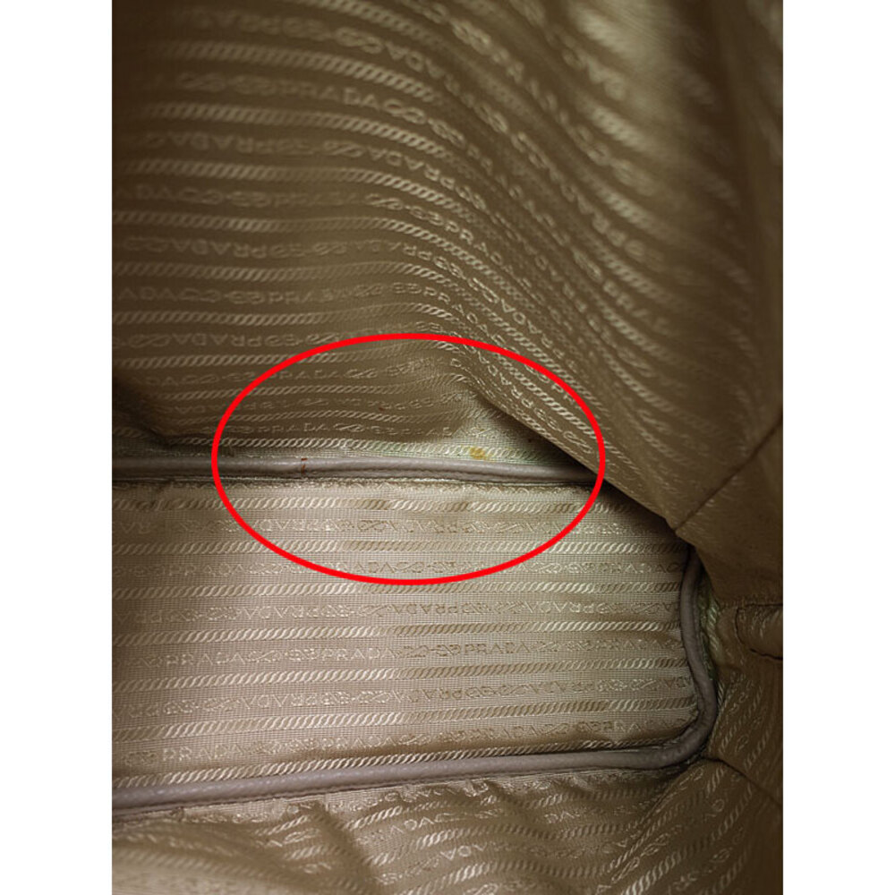 Prada Vitello Daino Tote Bag Gray leather - Picture 5 of 9